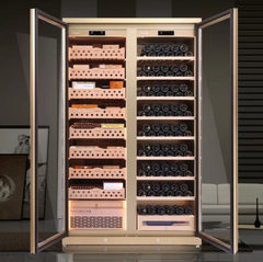 Raching CD1200 - Smart Cigar Humidor & Wine Cooler (1600 cigars / 130 bottles)