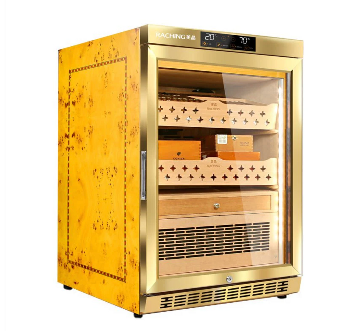 Raching MON800A - Electric Climate Control Cabinet Humidor (600 cigars)